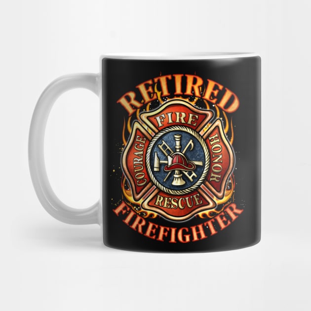 Retired Firefighter Gift Fireman Retirement Party Gift by GigibeanCreations